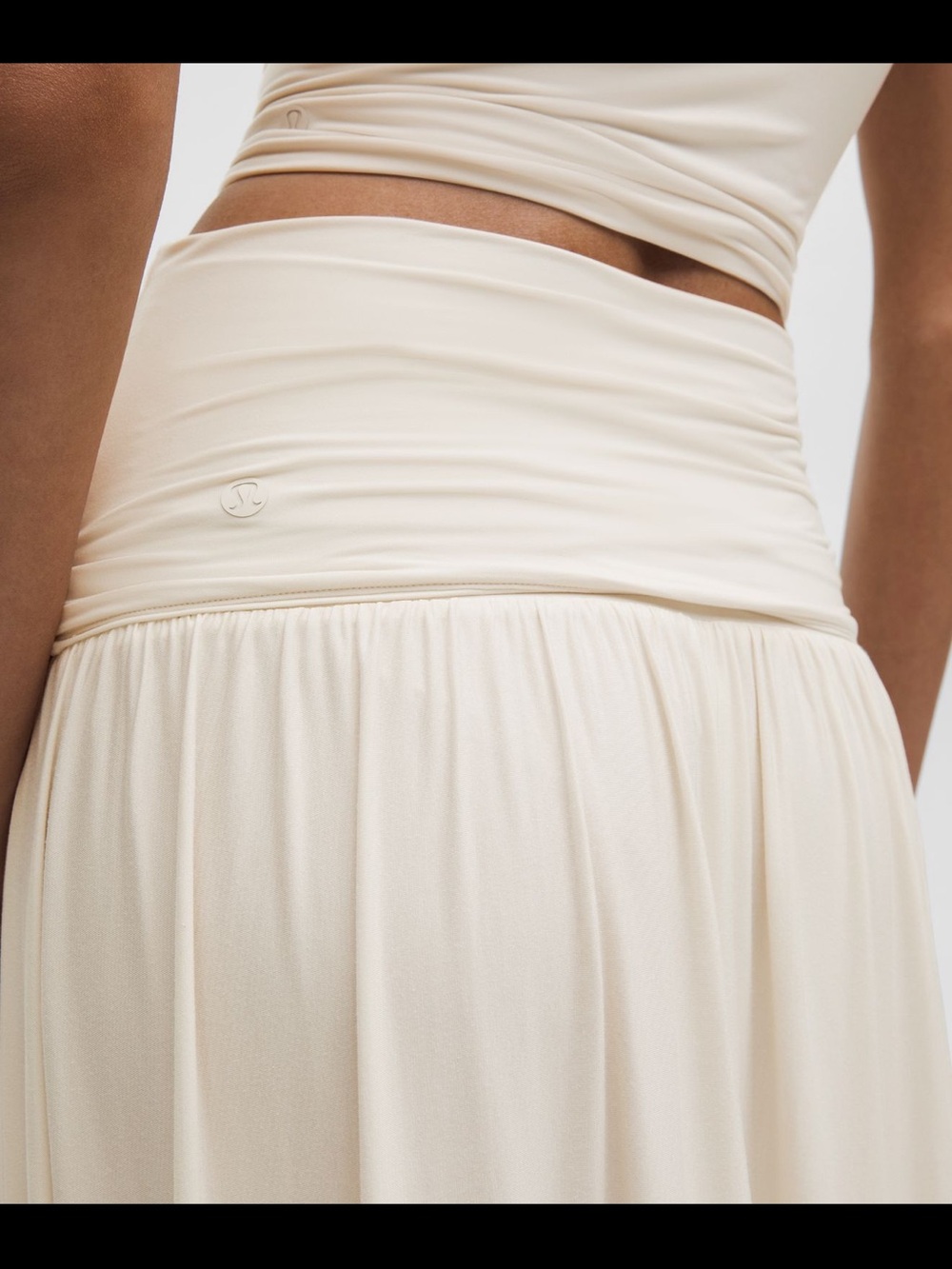 2 in 1 Lululemon athletica Cream Maxi Skirt/Dress - Picture 4 of 4